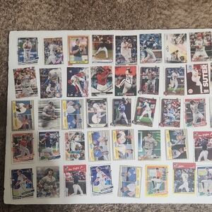 Baseball Trading Card Collection 78 Cards Donruss, Mosiac. Topps,